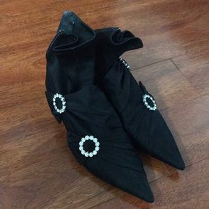 Zara embellished ankle boots